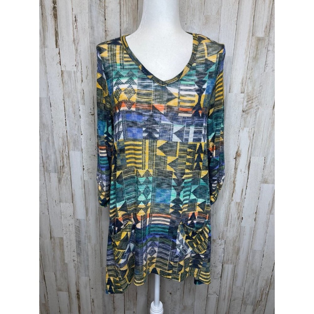 John Paul Richard size medium colorful dress